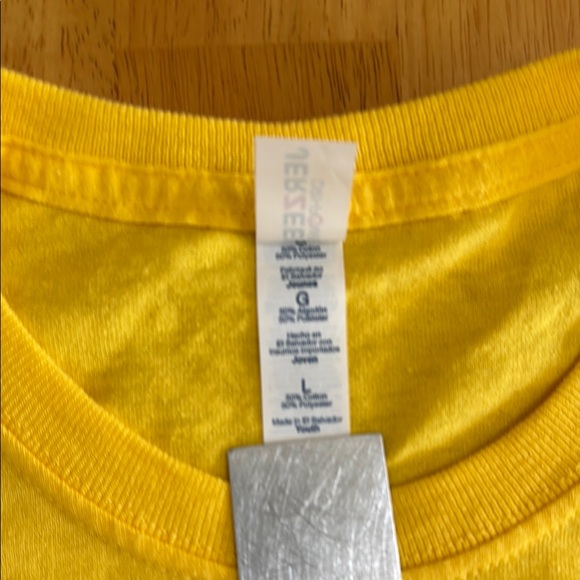 🛑NWOT Yellow Graphic T  Western Rodeo County Fair Longhorn Cowboy Boots - Picture 4 of 9